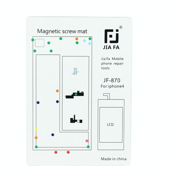 Tappetino magnetico per viti JIAFA per iPhone 4