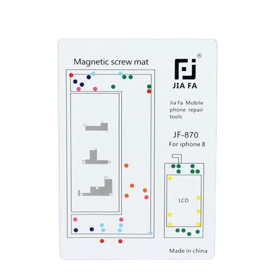 Tappetino magnetico per viti JIAFA per iPhone 8