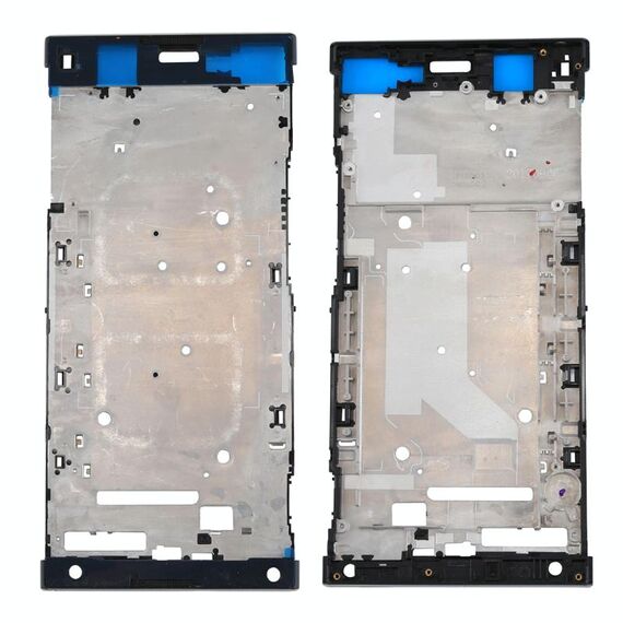 Piastra cornice cornice LCD alloggiamento anteriore per Sony Xperia XA1 Ultra (nero)