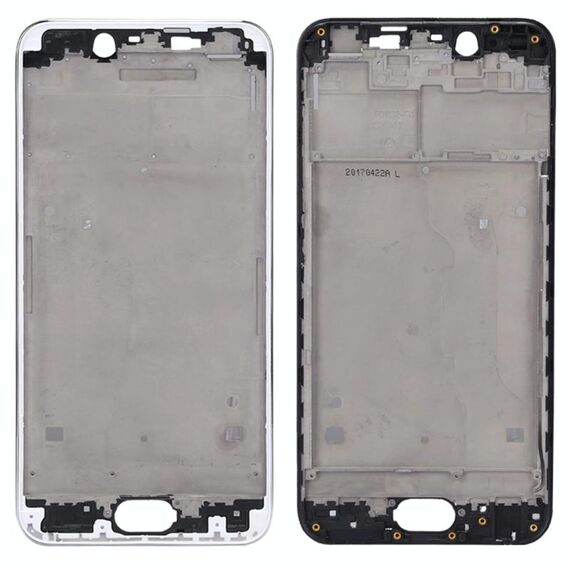 Per Vivo Y67 / V5 Front Housing LCD Frame Bezel Plate (Argento)