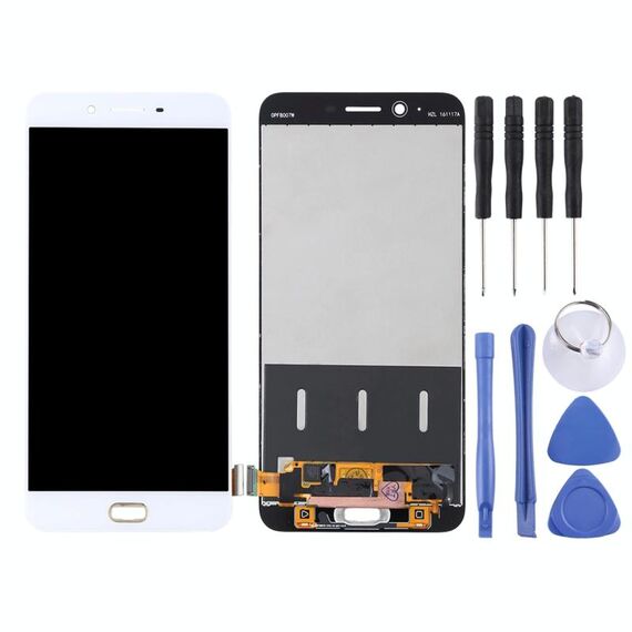 Schermo LCD TFT per OPPO R9s Plus Digitizer Assemblaggio completo (bianco)
