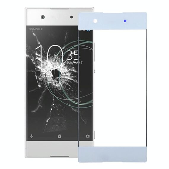 Lente in vetro esterno per schermo anteriore per Sony Xperia XA1 (bianco)