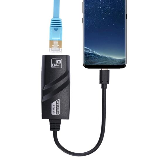 Adattatore di rete Gigabit Ethernet da 15 cm da USB-C / Type-C a RJ45