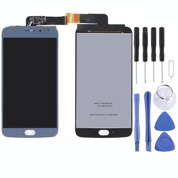 Schermo LCD TFT per Motorola Moto X4 con assemblaggio completo di digitalizzatore (blu)