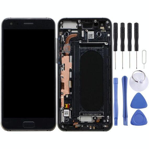 Schermo LCD OEM per ASUS ZenFone 4 Pro / ZS551KL Digitizer Assemblaggio completo con cornice (nero)