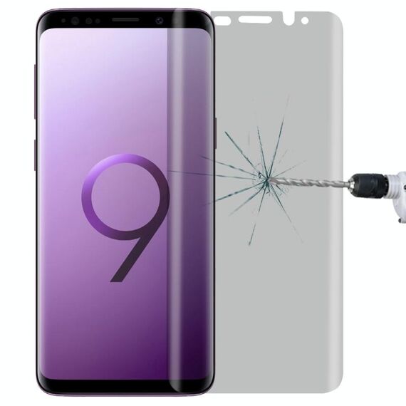 Privacy Pellicola antiriflesso in vetro temperato 3D da 0,26 mm 9H per Galaxy S9 +