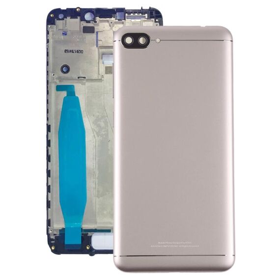 Cover posteriore con obiettivo della fotocamera e tasti laterali per Asus Zenfone 4 Max ZC520KL X00HD (oro)