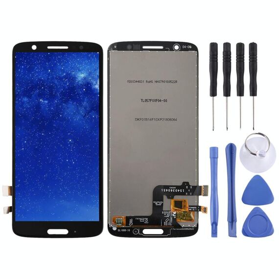 Schermo LCD TFT per Motorola Moto G6 con assemblaggio completo di digitalizzatore (nero)