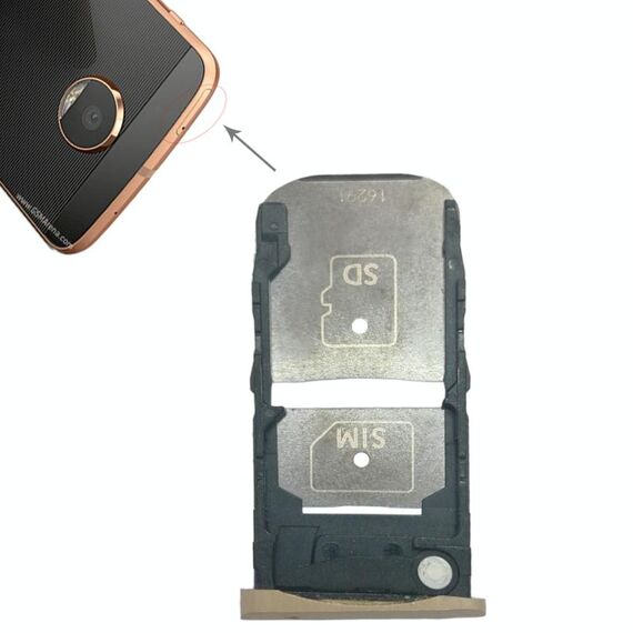 Vassoio scheda SIM + vassoio scheda micro SD per Motorola Moto Z Force