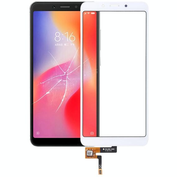 Touch Panel per Xiaomi Redmi 6 / 6A (bianco)