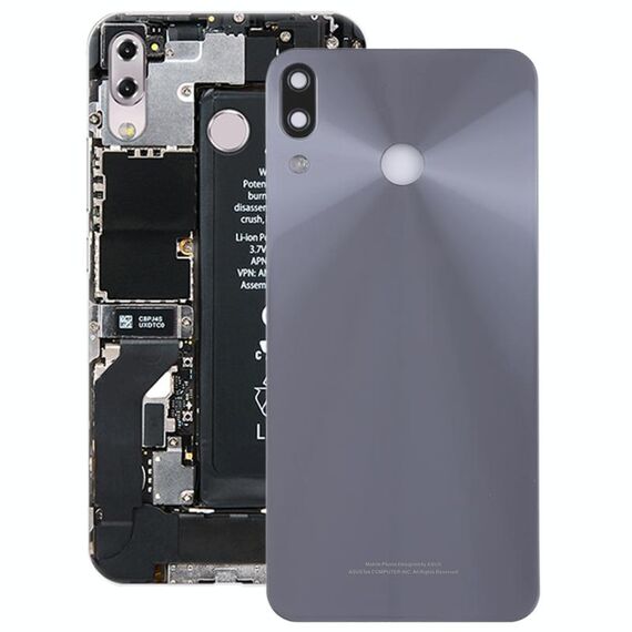 Cover posteriore con obiettivo della fotocamera per Asus Zenfone 5 / ZE620KL (argento)