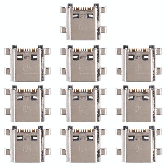 Per Galaxy J7 Neo / J701 Connettore porta di ricarica da 10 pezzi