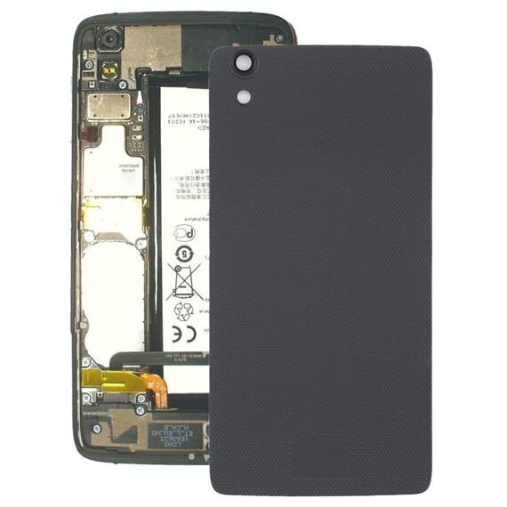 Cover posteriore con obiettivo della fotocamera per Blackberry DTEK50 (nero)