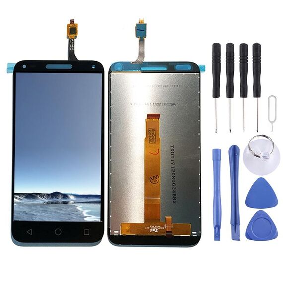 Schermo LCD OEM per Alcatel U5 3G 4047 / 4047D / 4047G / OT4047 / OT4047D / OT4047G con digitalizzatore assemblaggio completo (nero)