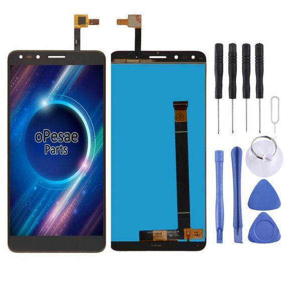 Schermo LCD OEM per Alcatel Pop 4 7070 / OT-7070 / OT7070 / 7070X / 7070Q / 7070A / 7070I con digitalizzatore assemblaggio completo (nero)