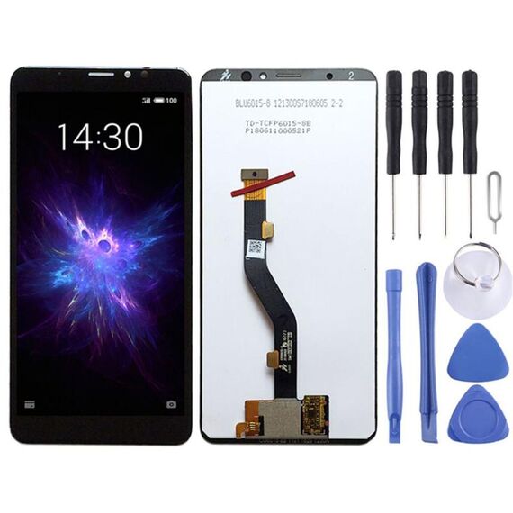 Schermo LCD TFT per Meizu Note 8 con assemblaggio completo di digitalizzatore (nero)