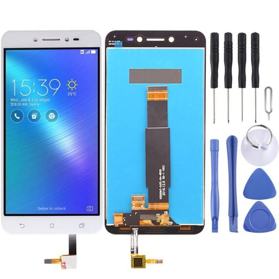 Schermo LCD OEM per Asus ZenFone Live / ZB501KL con assemblaggio completo di digitalizzatore (bianco)