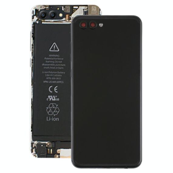 Cover posteriore con tasti laterali e obiettivo della fotocamera (originale) per Huawei Honor View 10 / V10 (nero)