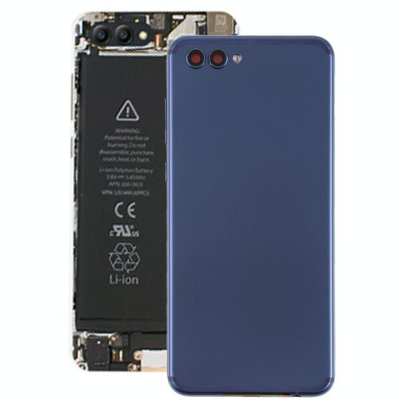 Cover posteriore con tasti laterali e obiettivo della fotocamera (originale) per Huawei Honor View 10 / V10 (blu)