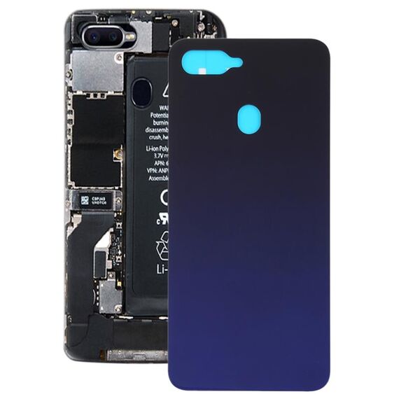 Per OPPO A7x / F9 / F9 Pro Cover posteriore (blu)
