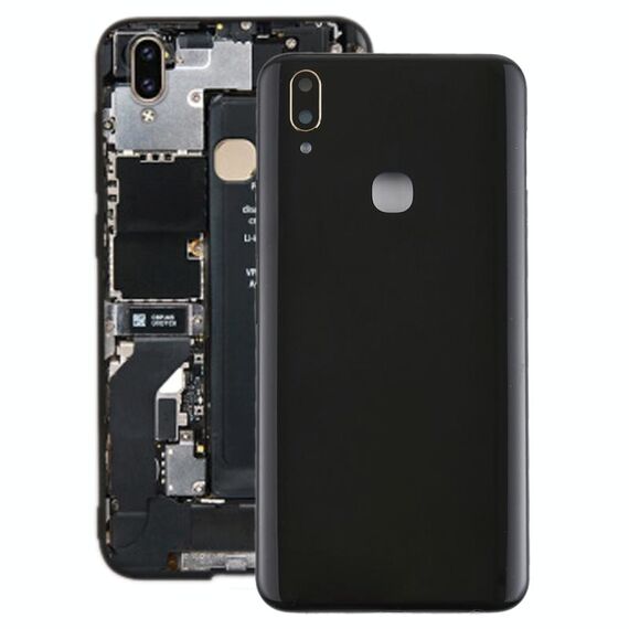 Cover posteriore per Vivo Y85 con tasti laterali dell'obiettivo della fotocamera (nero)
