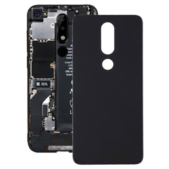 Cover posteriore per Nokia 5.1 Plus (X5) (nero)