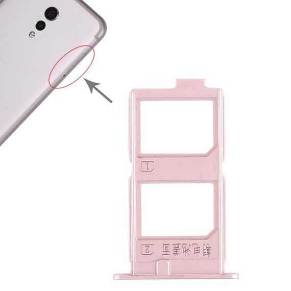 Per Vivo Xplay6 2 x vassoio per schede SIM (oro rosa)