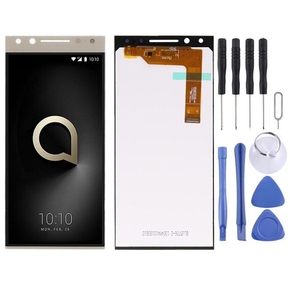 Schermo LCD OEM per Alcatel 5 / 5086 / 5086Y / 5086D / 5086A con digitalizzatore assemblaggio completo (oro)