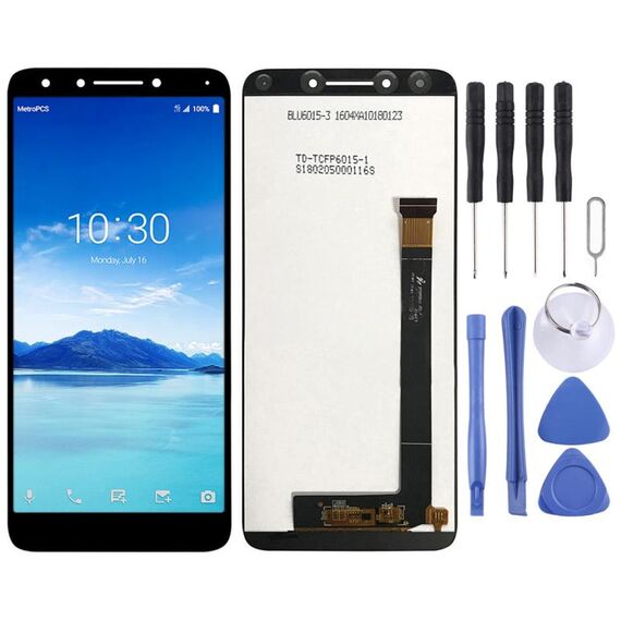 Schermo LCD OEM per Alcatel 7 / 6062 / 6062W / 6062T con digitalizzatore assemblaggio completo (nero)