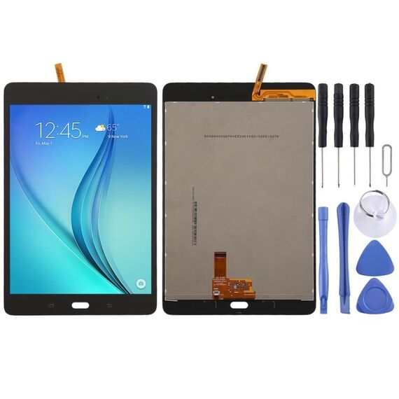 Schermo LCD originale per Galaxy Tab A 8.0 / T350 con assemblaggio completo di digitalizzatore (nero)