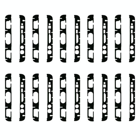 10 adesivi per alloggiamento anteriore per Galaxy Note FE, N935, N935F/DS, N935S, N935K, N935L