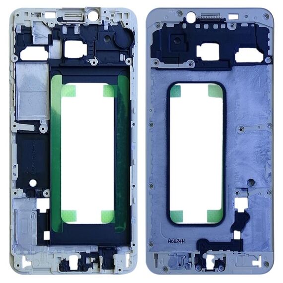 Per Galaxy C5 Alloggiamento frontale Cornice per cornice LCD (oro)