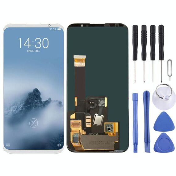 Schermo LCD originale per Meizu Pro 7 Plus con digitalizzatore assemblaggio completo (nero)