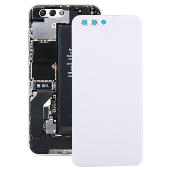 Coperchio posteriore della batteria con obiettivo della fotocamera e tasti laterali per Asus ZenFone 4 ZE554KL (bianco)