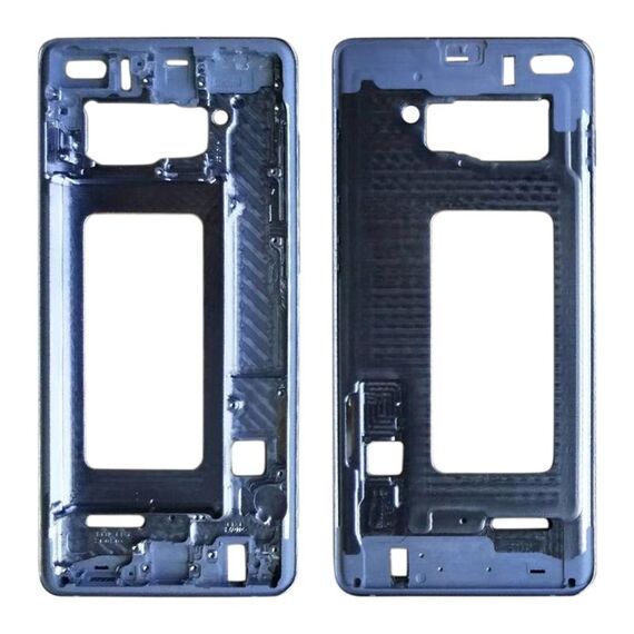 Per Galaxy S10+ alloggiamento frontale cornice cornice LCD (blu)