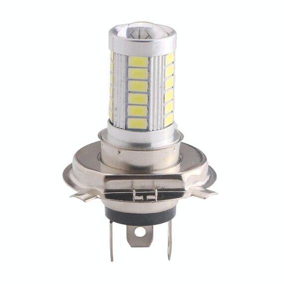H4 High Bright Dual Beam Hi / Lo 5630 33 LED SMD Car LED Fendinebbia Auto Styling Driving Lamp Lampadine bianche pure