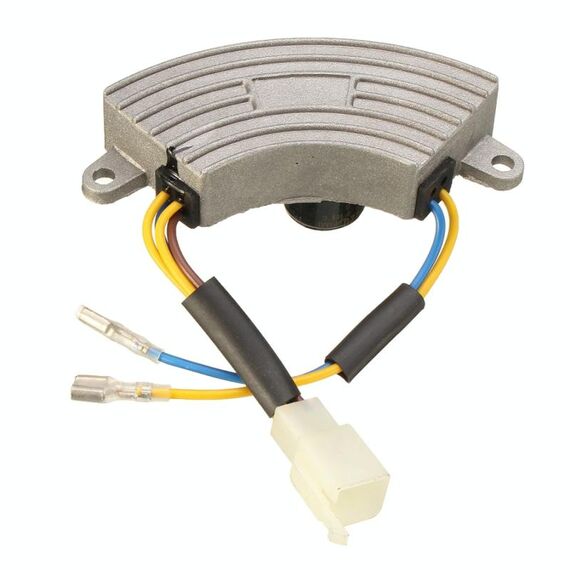 Generatore da 3500 Watt AVR Regolatore di tensione automatico Raddrizzatore AVR 250V 220uF Coperchio base in alluminio 6 fili