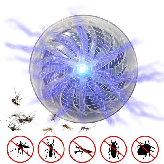 Zanzariera ad energia solare Home Insect Pest Killer Lampada a luce UV Outdoor Indoor Mosquito Bug Zapper Repellente