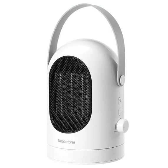 Riscaldatore del ventilatore del mini riscaldatore elettrico invernale da 600 W che scuote la testa Radiatore domestico da tavolo a risparmio energetico, spina americana (bianco)