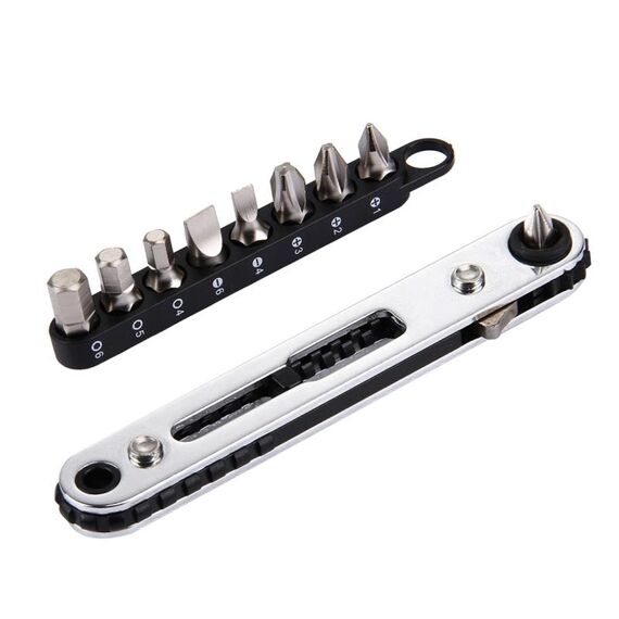 RGH-9A Set di chiavi a cricchetto sottili 9 in 1 (dritte)