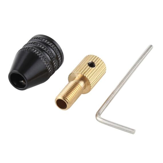 WLXY DIY003 0,5-3mm Mini smerigliatrice elettrica Mandrino trapano albero trapano con chiave, foro interno 3,17 mm