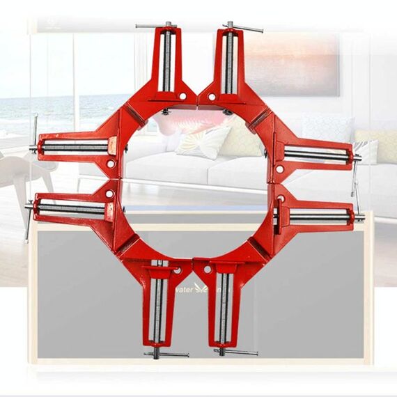 Multifunzione 90 gradi di lavoro morsetto clip in legno ad angolo retto strumento clip telaio