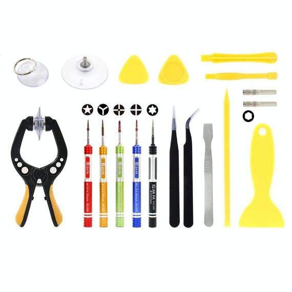 JIAFA JF-8148 Set di strumenti per la riparazione del telefono 19 in 1 con borsa