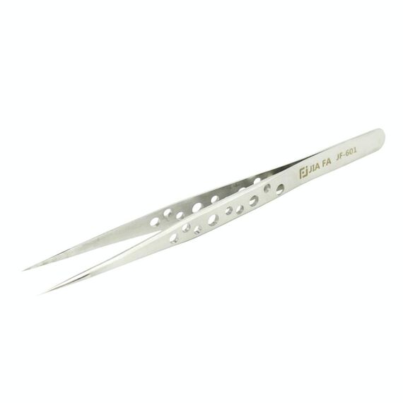 JIAFA JF-601 Pinzette a punta diritta ad alta resistenza (argento)
