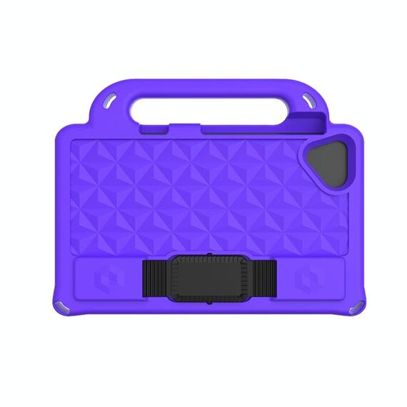 Per Huawei MediaPad T8 8.0 pollici serie Diamond Series EVA Portatile Anti Anti Fall Caduta Shell protettiva con staffa / cinturino (viola)