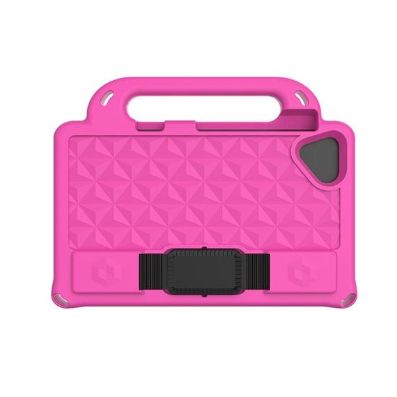 Per Huawei MediaPad M6 8.4 pollici serie Diamond Series EVA Portatile Anti Fall Calank Shell Protective Shell con staffa / cinturino (RedRose)
