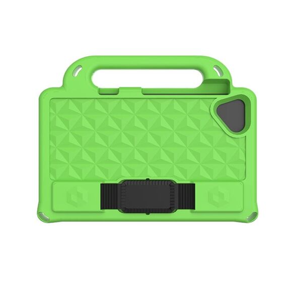 Per Huawei MediaPad M5 Lite 8,4 pollici serie Diamond Series EVA Portatile Anti Fall Anti Fall Calank Shell Protective Shell con staffa / cinturino (verde)