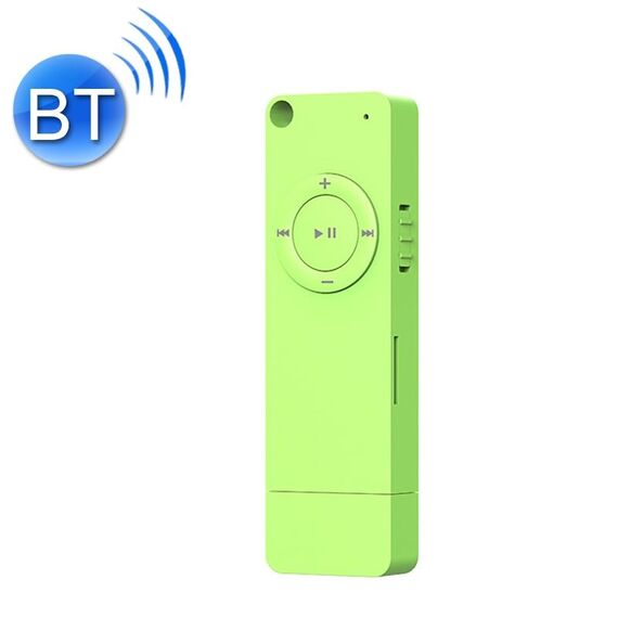 XT02 U Disco Style MP3 Music Player, Capacità di memoria: set Bluetooth (verde)
