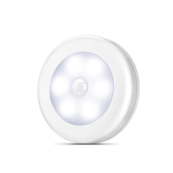 6 LED Home Wardrobe Smart Human Body Sensor Sensor Light, colore chiaro: luce bianca (bianco)