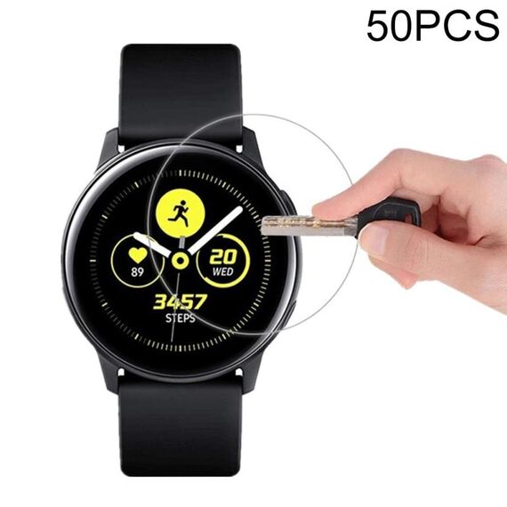 50 PCS per Galaxy Watch R500 0.26mm 2.5D pellicola in vetro temperato